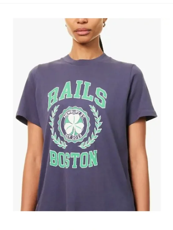 Rails Boston Boyfriend Graphic Print T-shirt - Picture 8 of 9